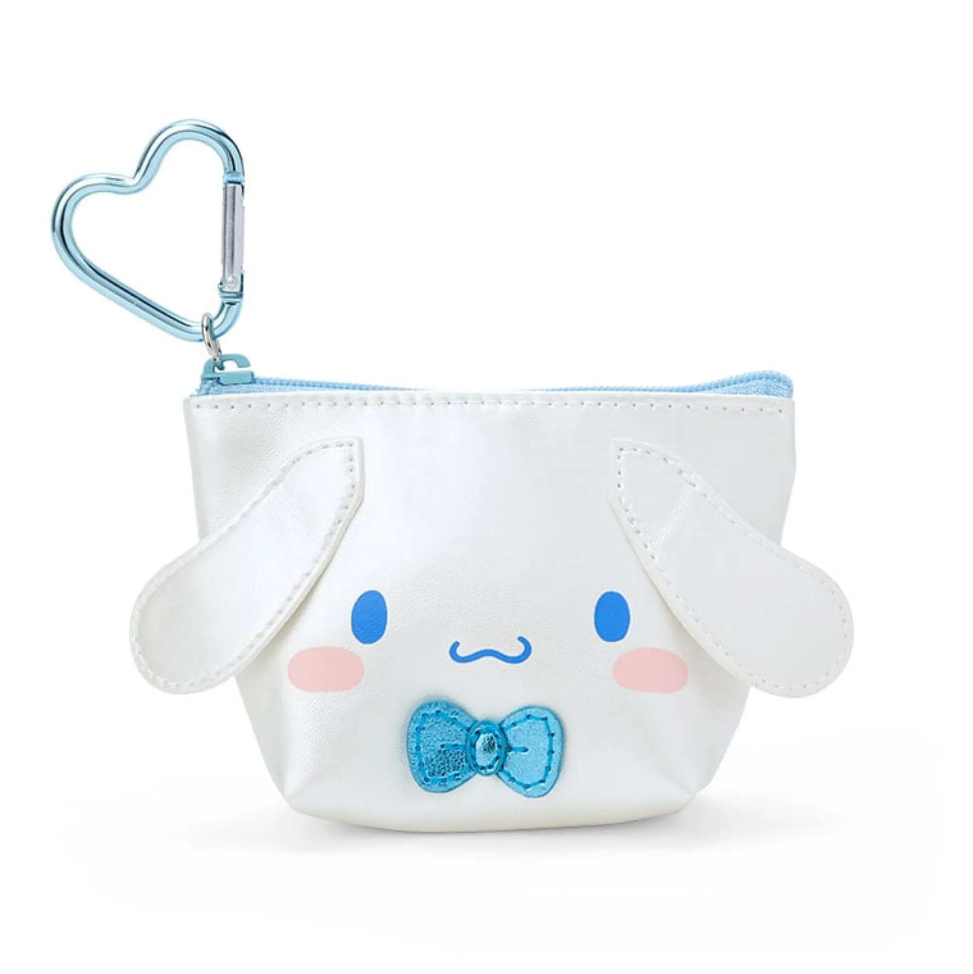 Japan Original Cinnamoroll Mini Metallic Zipper Pouch