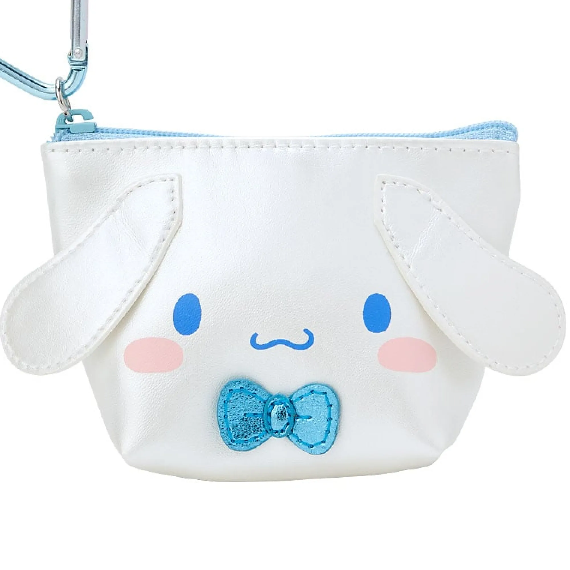 Japan Original Cinnamoroll Mini Metallic Zipper Pouch