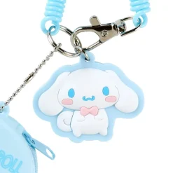 Japan Original Cinnamoroll Mini Silicone Case Keychain