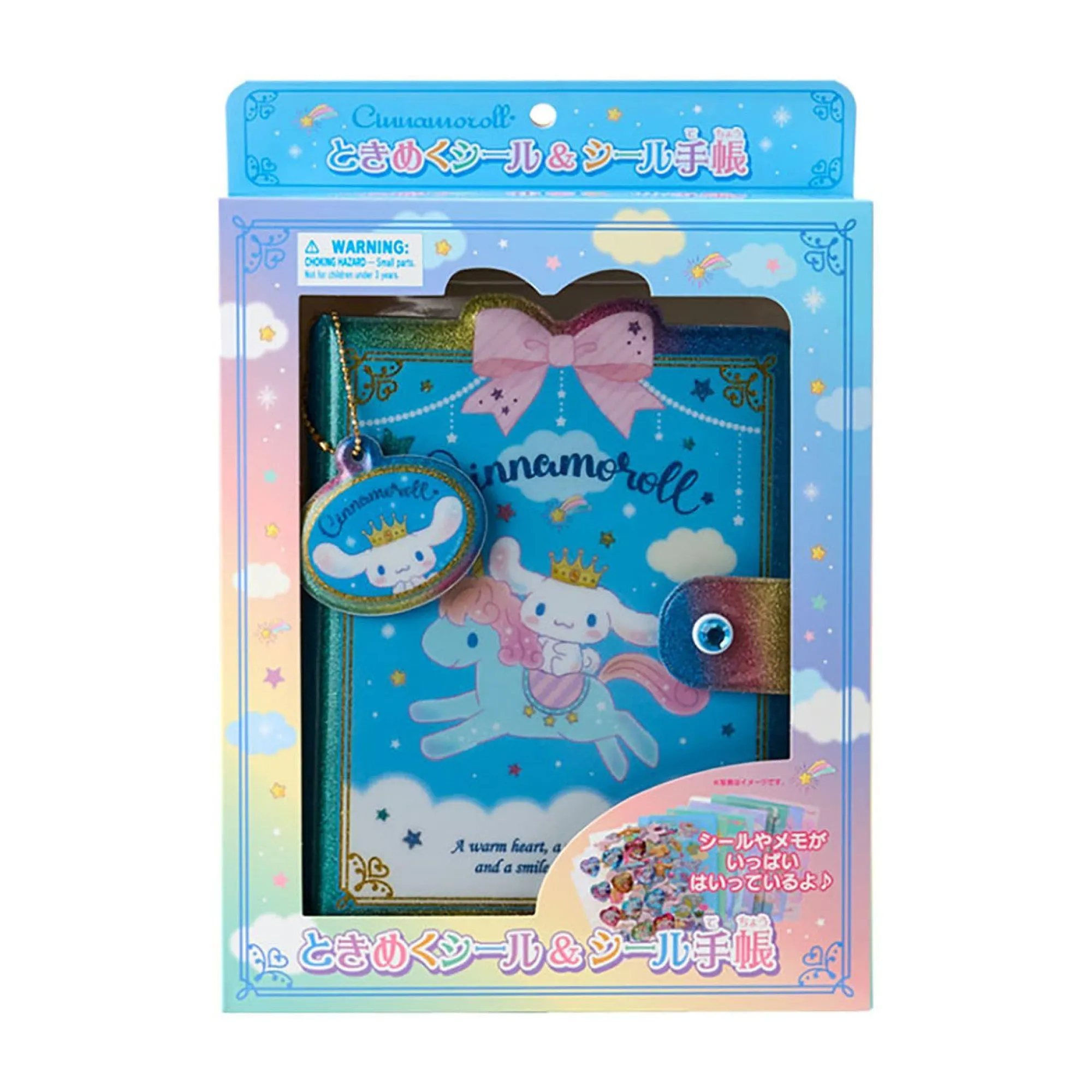 Japan Original Cinnamoroll Mini Sticker Collect Book