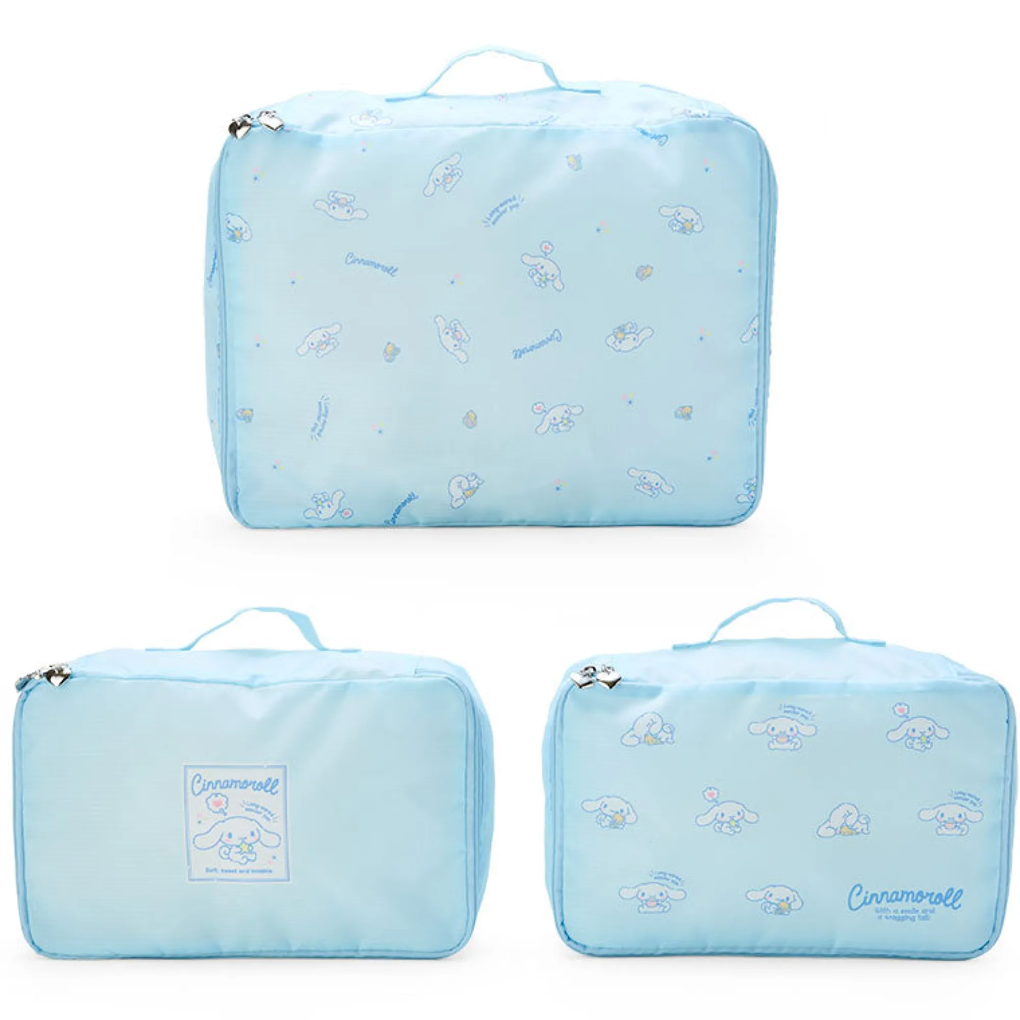 Japan Original Cinnamoroll 3-Piece Packing Cube Set