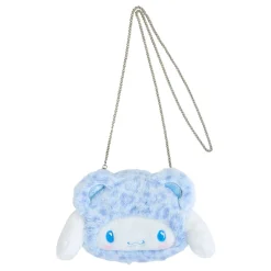 Japan Original Cinnamoroll Plush Crossbody Bag (Leopard Pals Series)