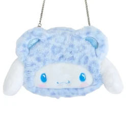 Japan Original Cinnamoroll Plush Crossbody Bag (Leopard Pals Series)