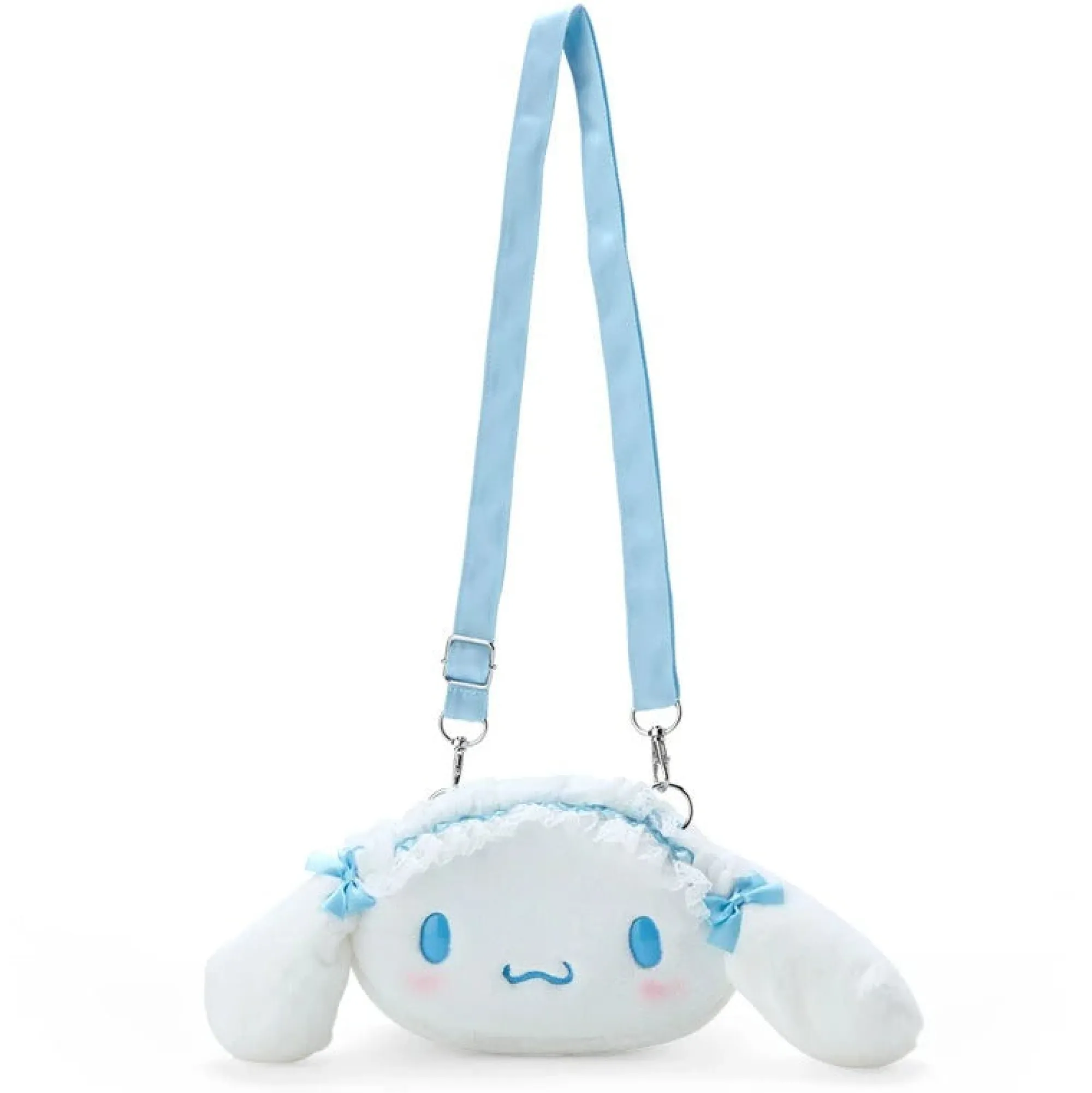 Japan Original Cinnamoroll Plush Crossbody Bag (Sky Blue Series)