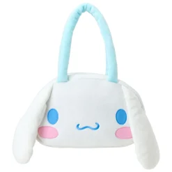 Japan Original Cinnamoroll Plush Face Tote Bag