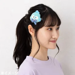 Japan Original Cinnamoroll Plush Hair Clip (Gingham Bow)