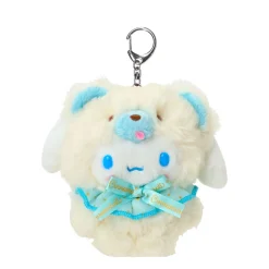 Japan Original Cinnamoroll Plush Keychain Mascot (Fluffy Teddy Bear Series)
