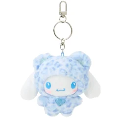 Japan Original Cinnamoroll Plush Mascot Keychain (Leopard Pals Series)