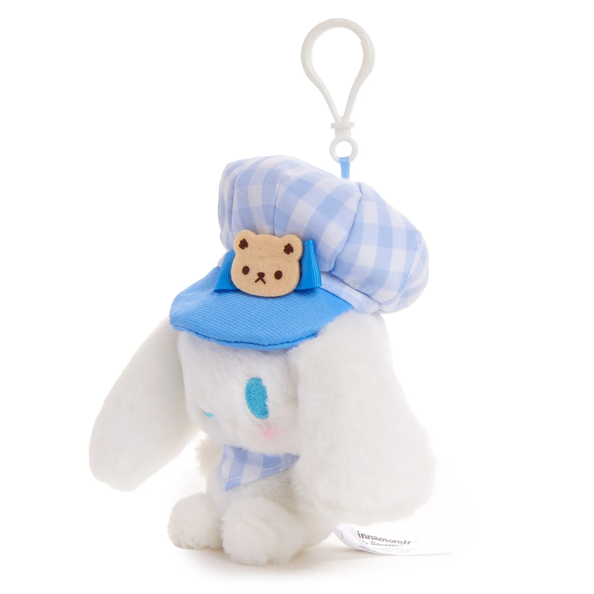 NAKAJIMA CORPORATION Cinnamoroll Plush Mascot Clip (Gingham Cap Series)