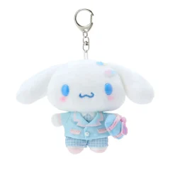 Japan Original Cinnamoroll Plush Mascot Keychain (Sanrio Academy Series)
