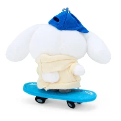 Japan Original Cinnamoroll Plush Mascot Keychain (Sk8r Squad Series)