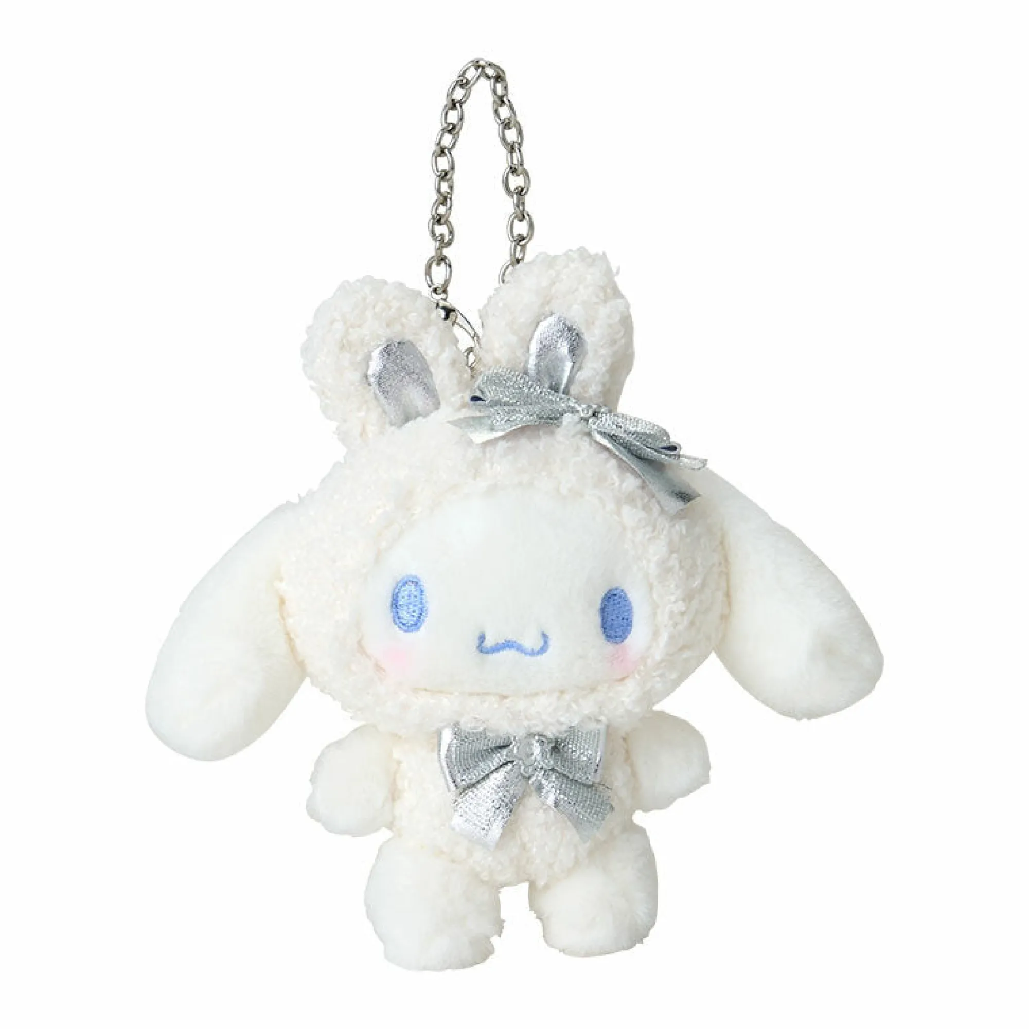 Japan Original Cinnamoroll Plush Mascot Bag Charm (Snow Bunny Series)
