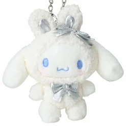 Japan Original Cinnamoroll Plush Mascot Bag Charm (Snow Bunny Series)