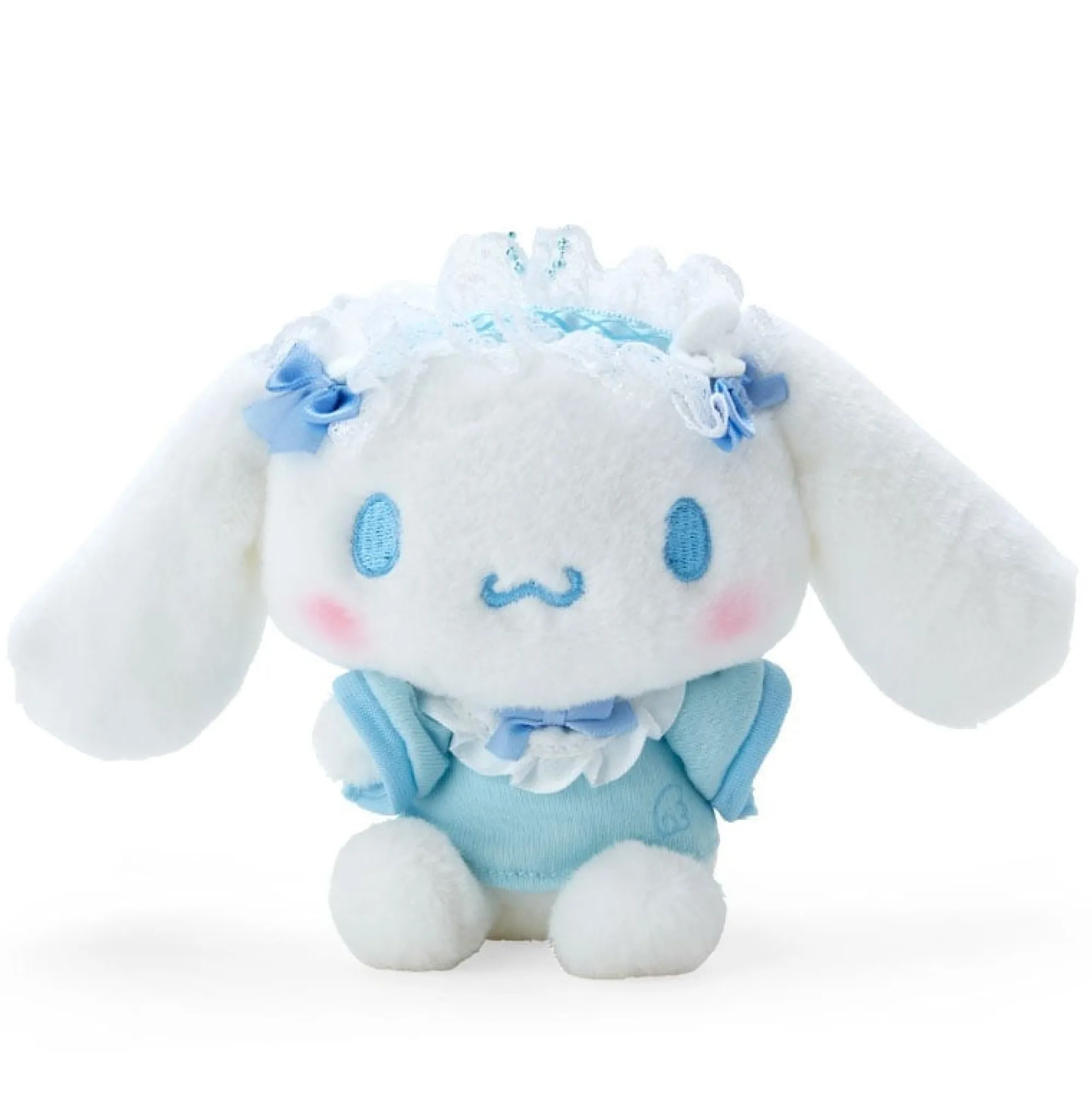 Japan Original Cinnamoroll Plush Mascot Keychain (Sky Blue Series)