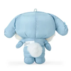 Japan Original Cinnamoroll Plush Mascot Keychain (Winter Snowsuit Series)