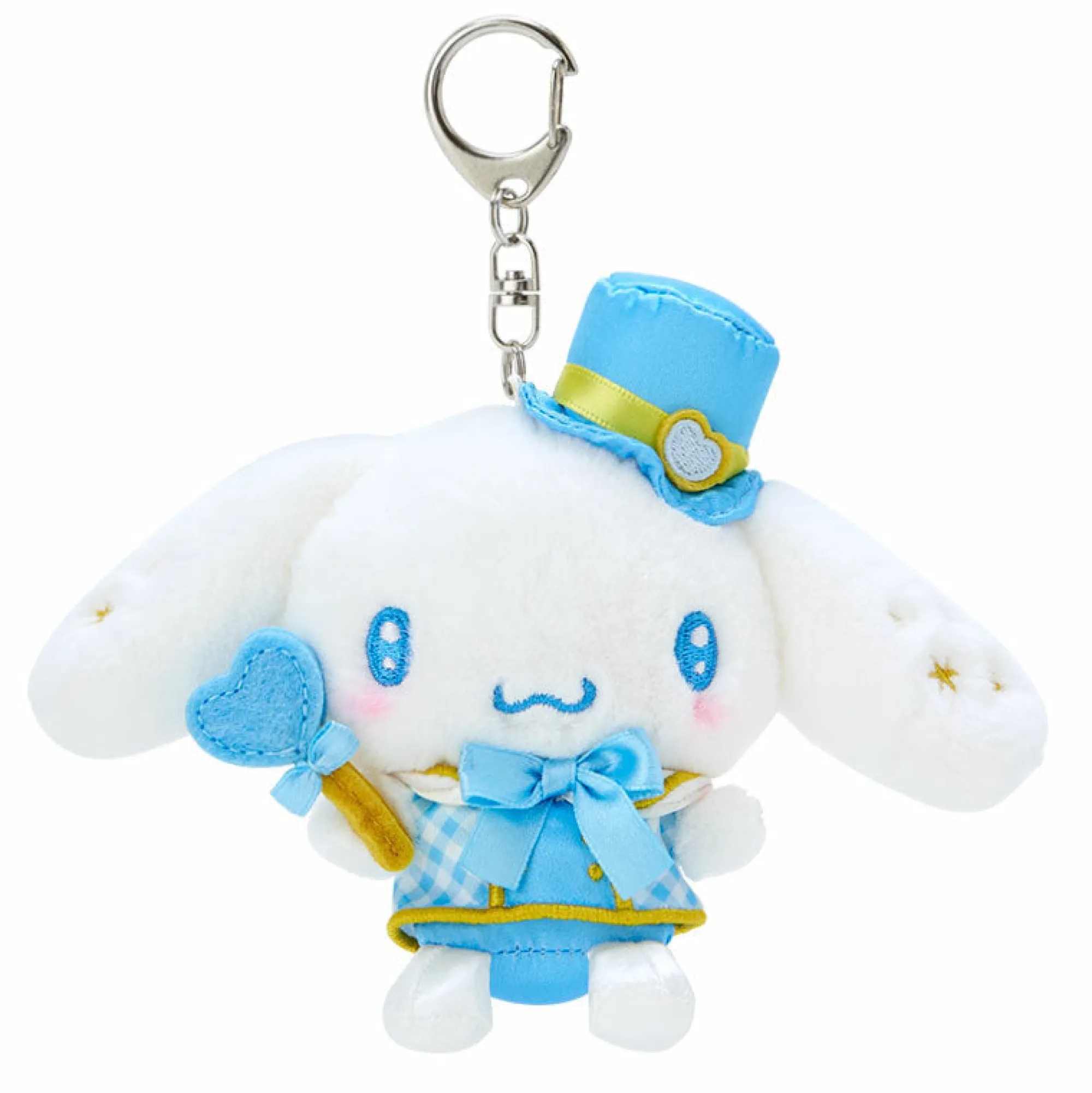Japan Original Cinnamoroll Plush Mascot Keychain (Love You More Series)
