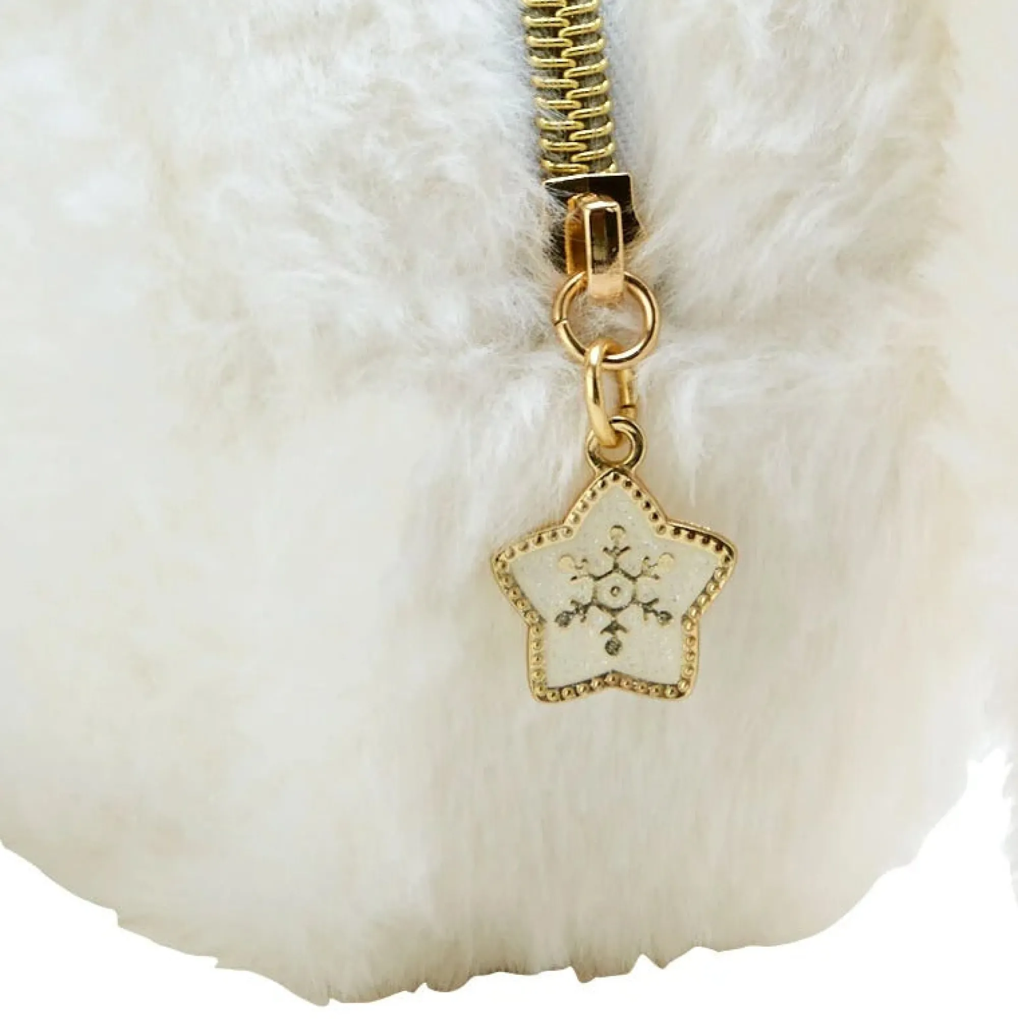 Japan Original Cinnamoroll Plush Zipper Pouch (Winter Star Series)