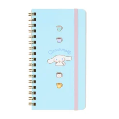 Japan Original Cinnamoroll Slim Spiral Notebook (Elastic Closure)