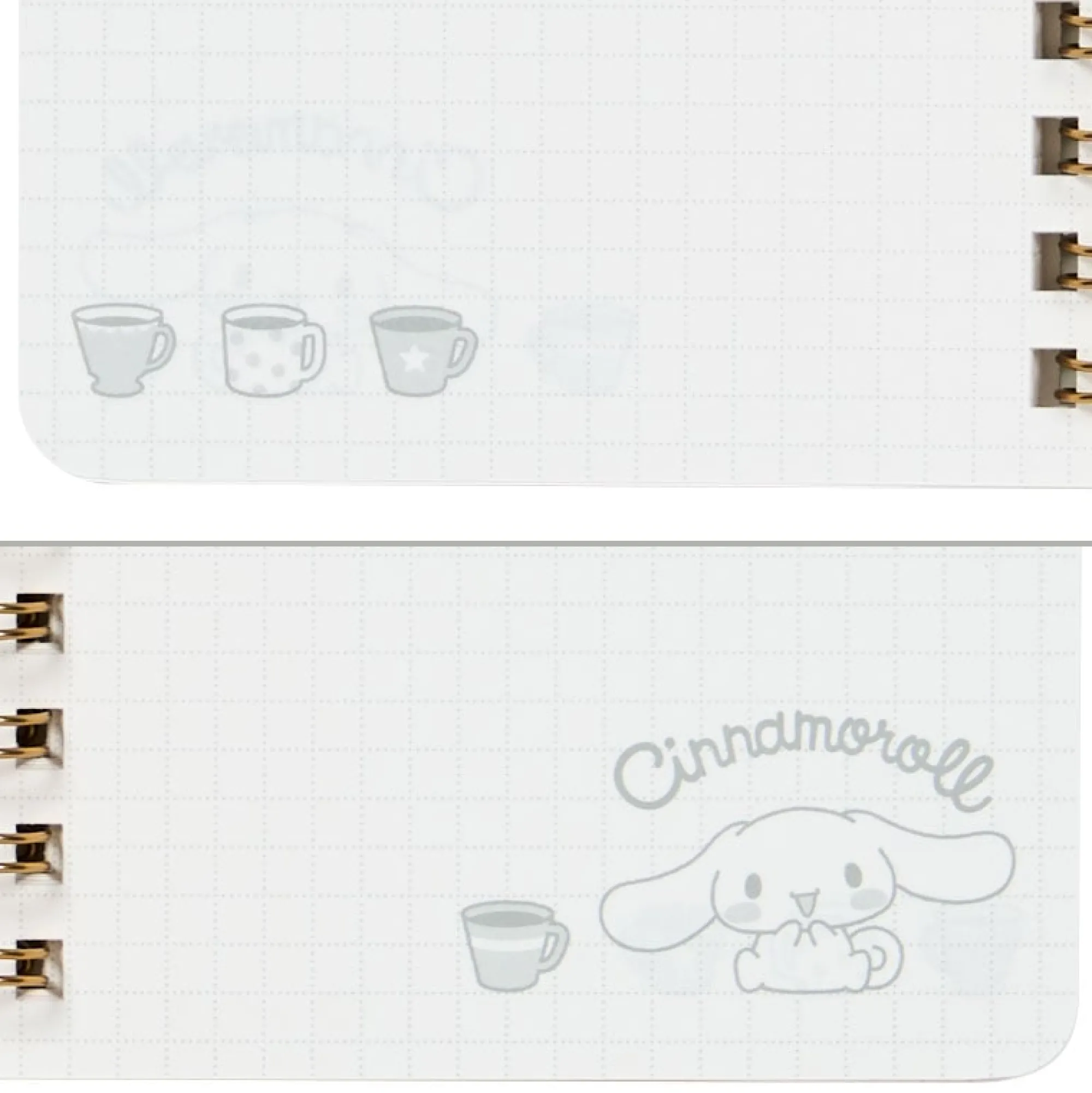 Japan Original Cinnamoroll Slim Spiral Notebook (Elastic Closure)