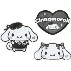 Japan Original Cinnamoroll Smartphone Charm Set (Silver Houndstooth Series)