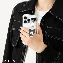 Japan Original Cinnamoroll Smartphone Charm Set (Silver Houndstooth Series)
