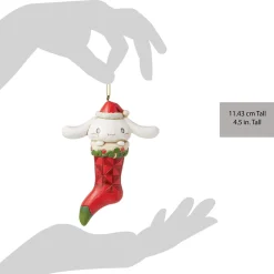 ENESCO LLC Cinnamoroll Stocking Hanging Ornament (Jim Shore Sanrio Collection)