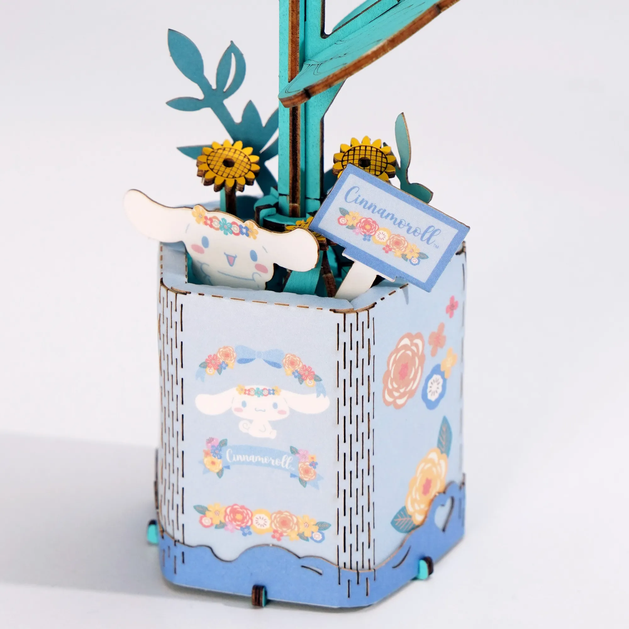 HANDS CRAFT Cinnamoroll Sunflower 3D Wooden Puzzle