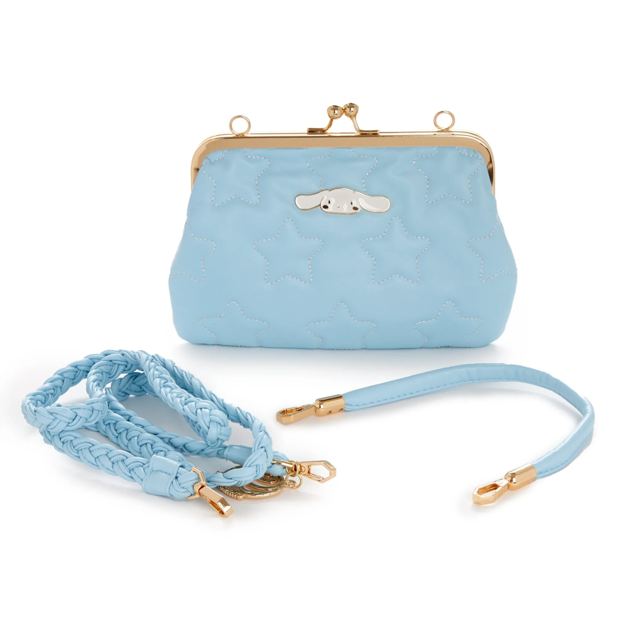 Global Original Cinnamoroll 2-Way Quilted Kiss Knob Handbag