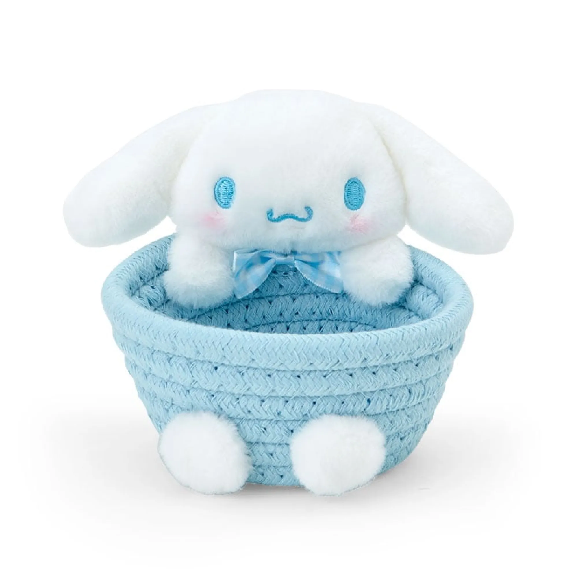 Japan Original Cinnamoroll Woven Rope Storage Basket