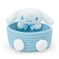 Japan Original Cinnamoroll Woven Rope Storage Basket