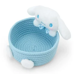 Japan Original Cinnamoroll Woven Rope Storage Basket