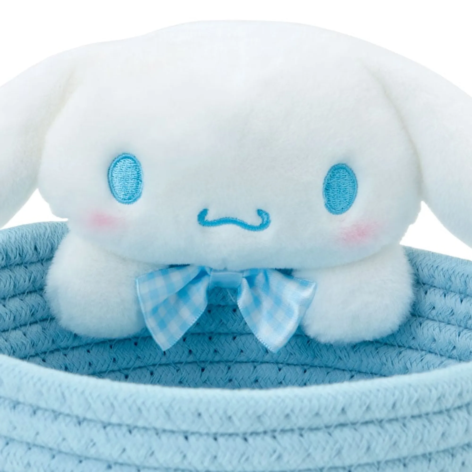 Japan Original Cinnamoroll Woven Rope Storage Basket