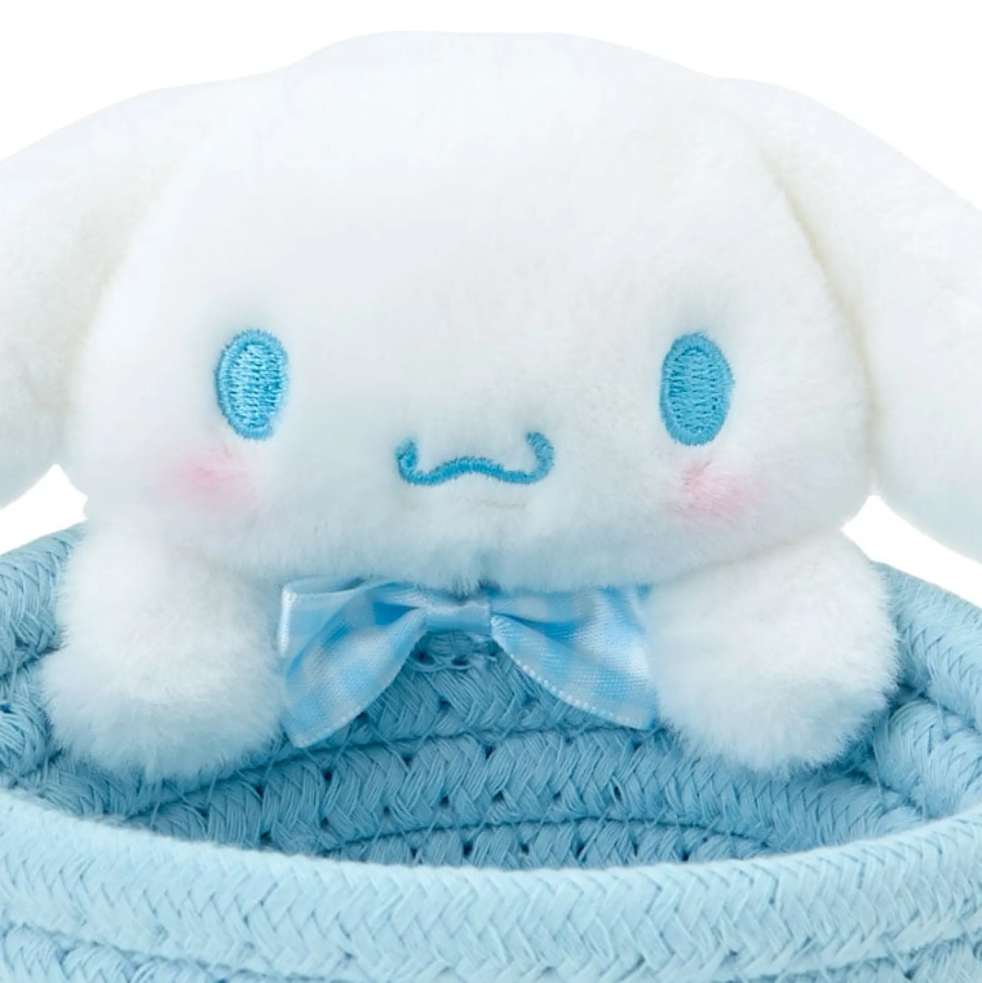 Japan Original Cinnamoroll Woven Rope Storage Basket