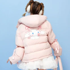 JapanLA Cinnamoroll x Bows Puffer Jacket
