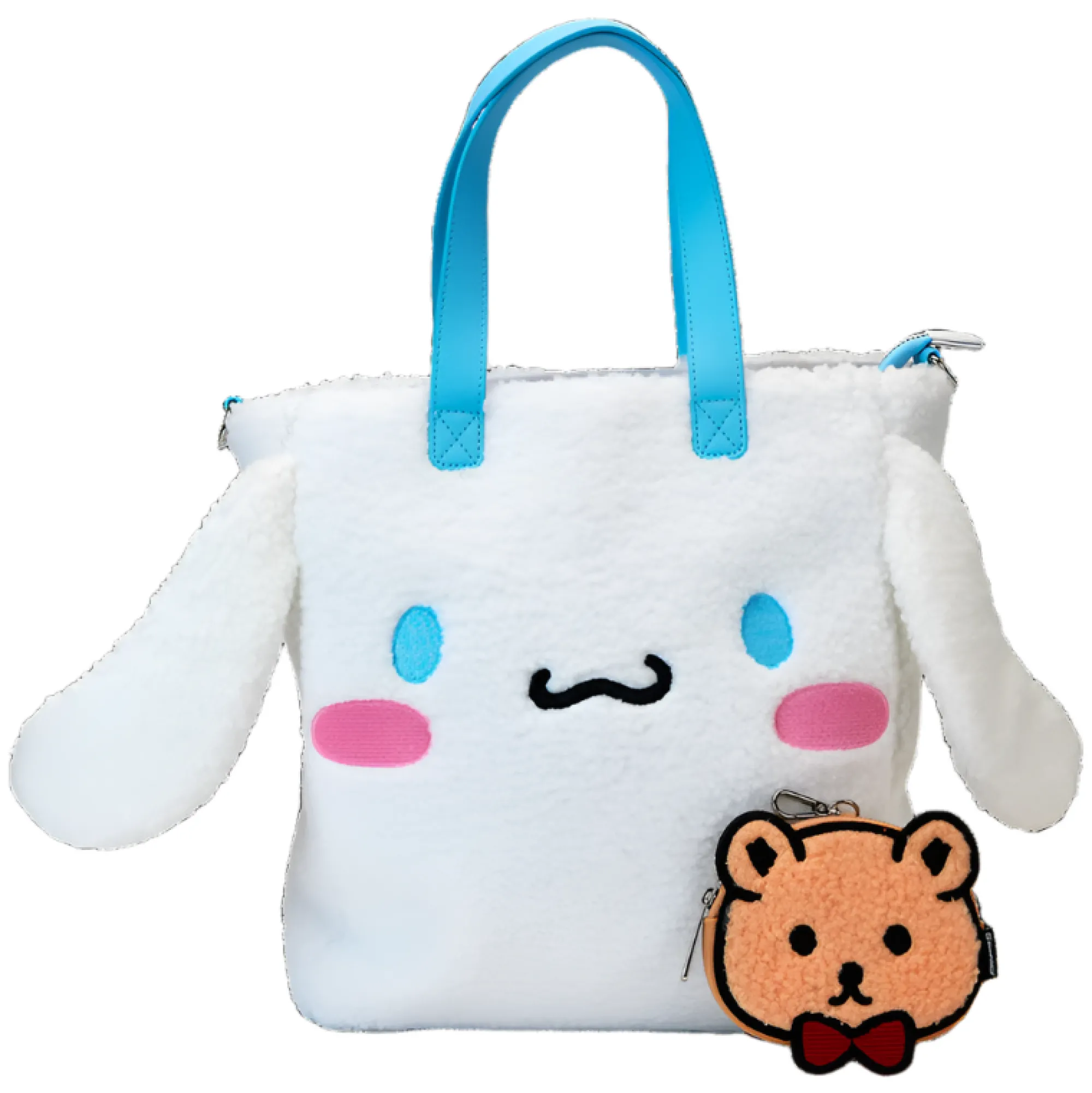 LOUNGEFLY Cinnamoroll x Sherpa Tote Bag With Coin Bag