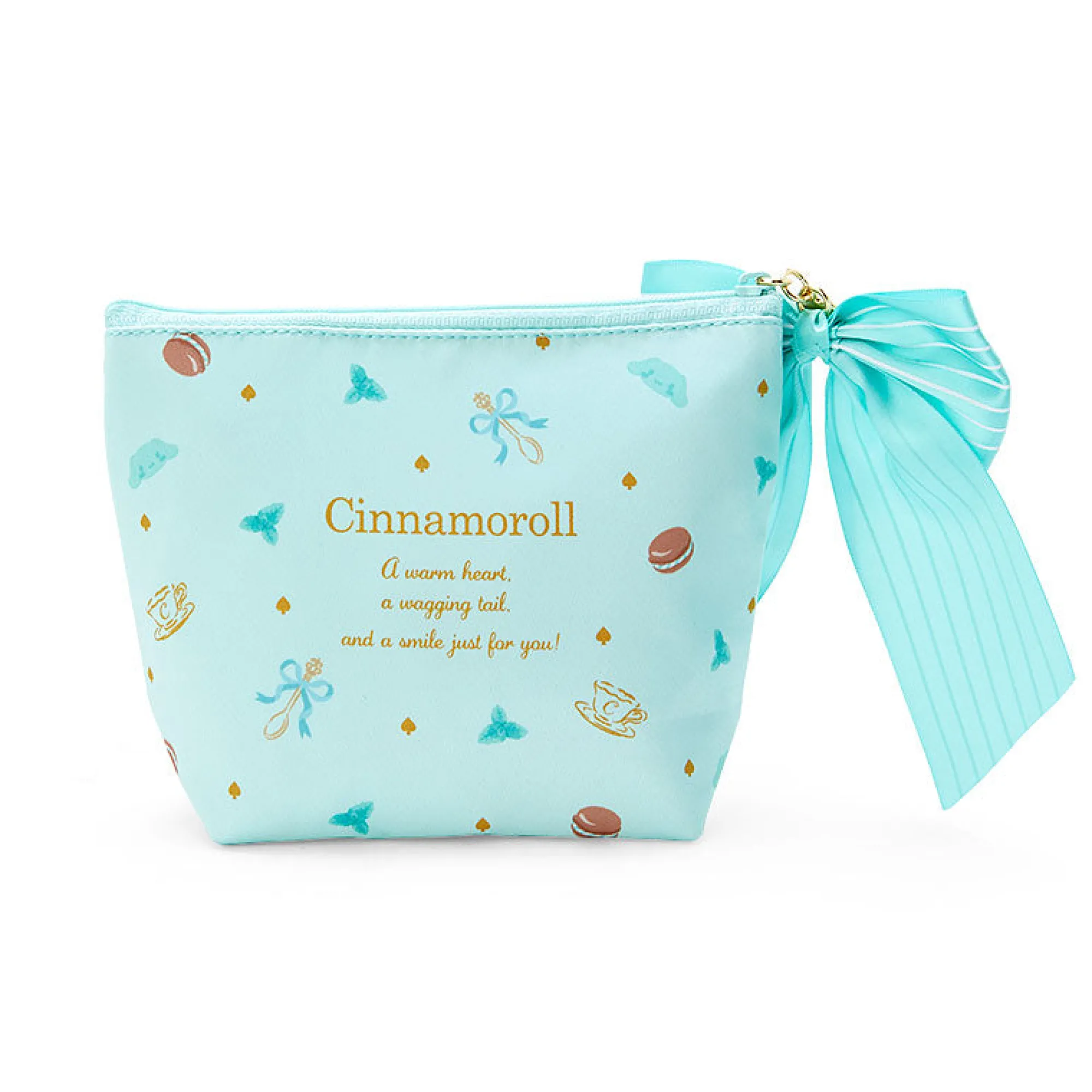 Japan Original Cinnamoroll Zipper Pouch (Tea Room Series)