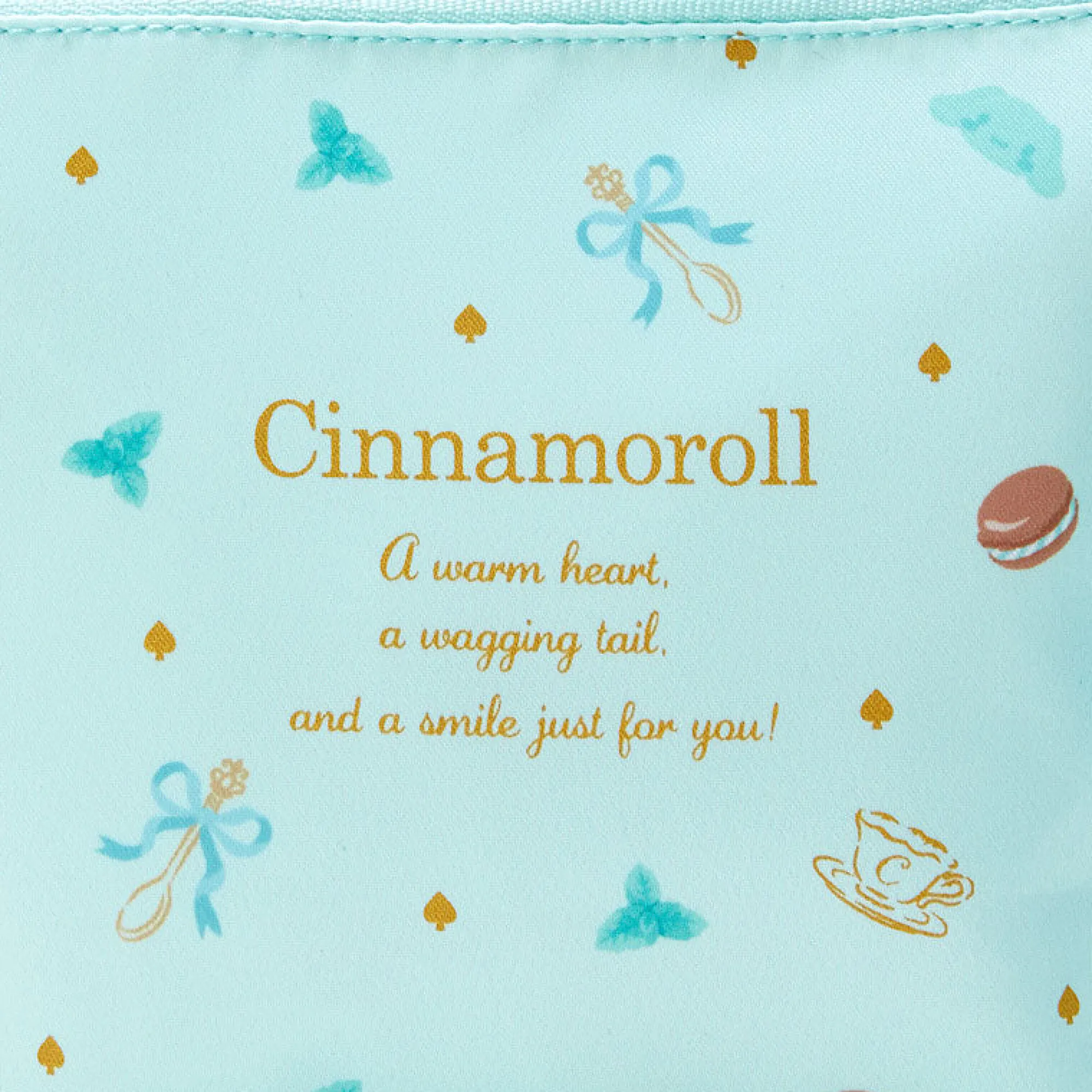 Japan Original Cinnamoroll Zipper Pouch (Tea Room Series)
