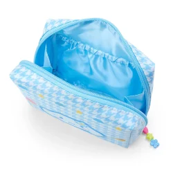 Japan Original Cinnamoroll Zipper Pouch (Floral Houndstooth Series)