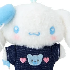 Japan Original Cinnamorolll Keychain Mascot Clip (Denim Patch Series)