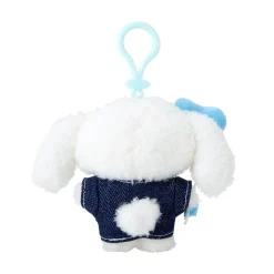Japan Original Cinnamorolll Keychain Mascot Clip (Denim Patch Series)