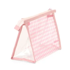 Japan Original Cogimyun Clear Gingham Zipper Pouch