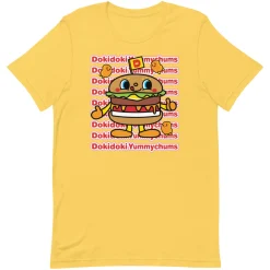 Printful Dokidoki Yummychums Watashi Wa T-Shirt (Yellow)