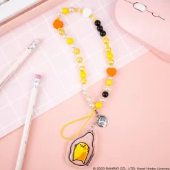 Hamee.com - Hamee US Gudetama Beaded Charm Mobile Phone Wrist Strap