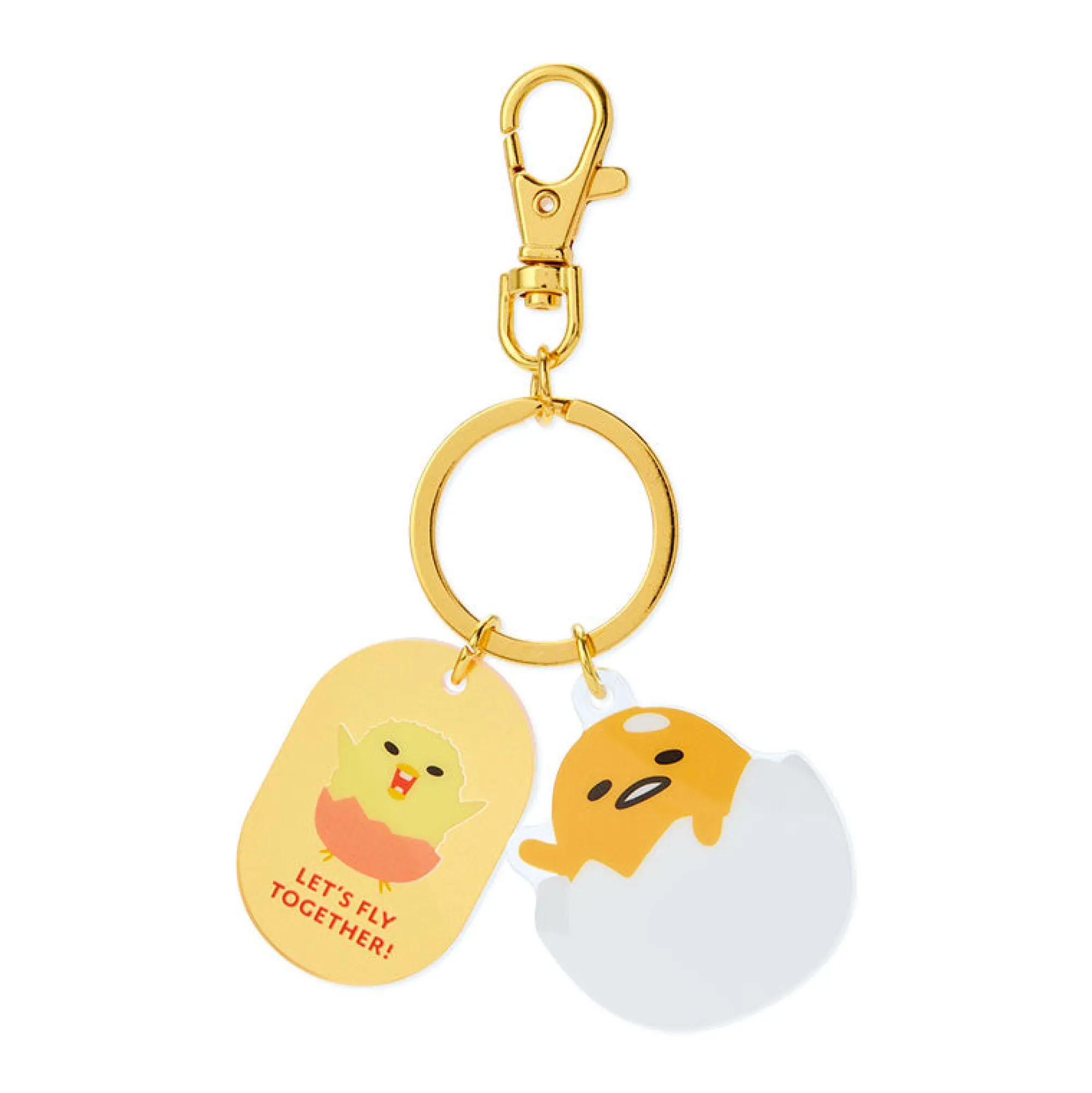 Japan Original Gudetama Besties Keychain