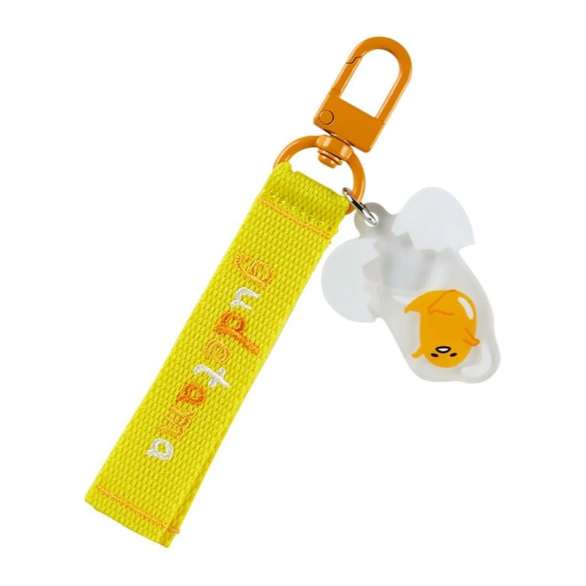 Japan Original Gudetama Logo Keychain (Sanrio Character Award Series)