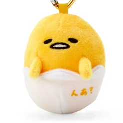 Japan Original Gudetama Plush Mascot All My Heart Keychain