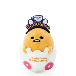 Japan Original Gudetama Plush Mascot Keychain (Gudetama Land Series)
