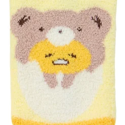 Japan Original Gudetama Teddy Bear Cozy Ankle Socks
