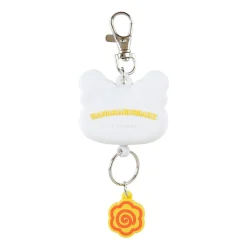 Japan Original Hanamaruobake Bestie Face Badge Reel