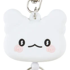 Japan Original Hanamaruobake Bestie Face Badge Reel